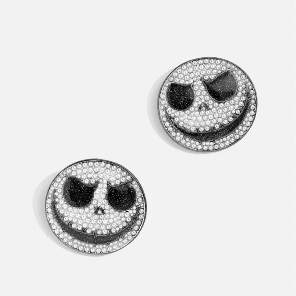 NWT ⚜️🖤⚜️ BaubleBar x Disney The Nightmare Before Christmas Jack Earrings